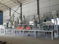 日产10吨(钢架式)藜麦脱皮机组