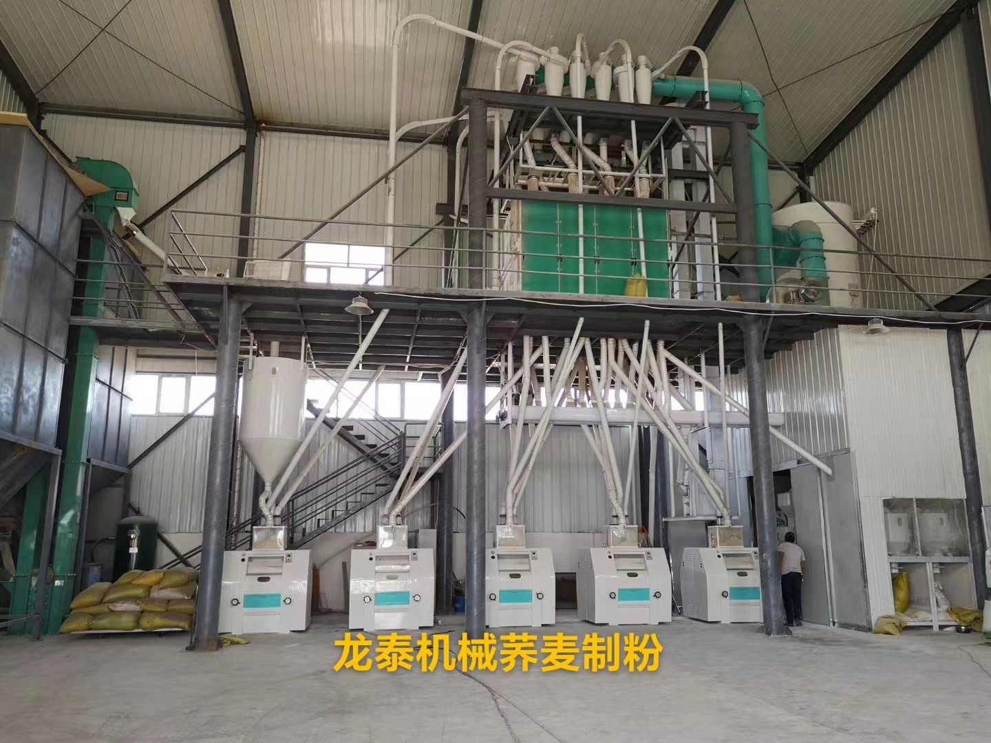 日产60吨荞麦脱壳制粉成套机组