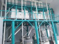 SM100×6+2×12T小麦石磨平筛制粉成套机组