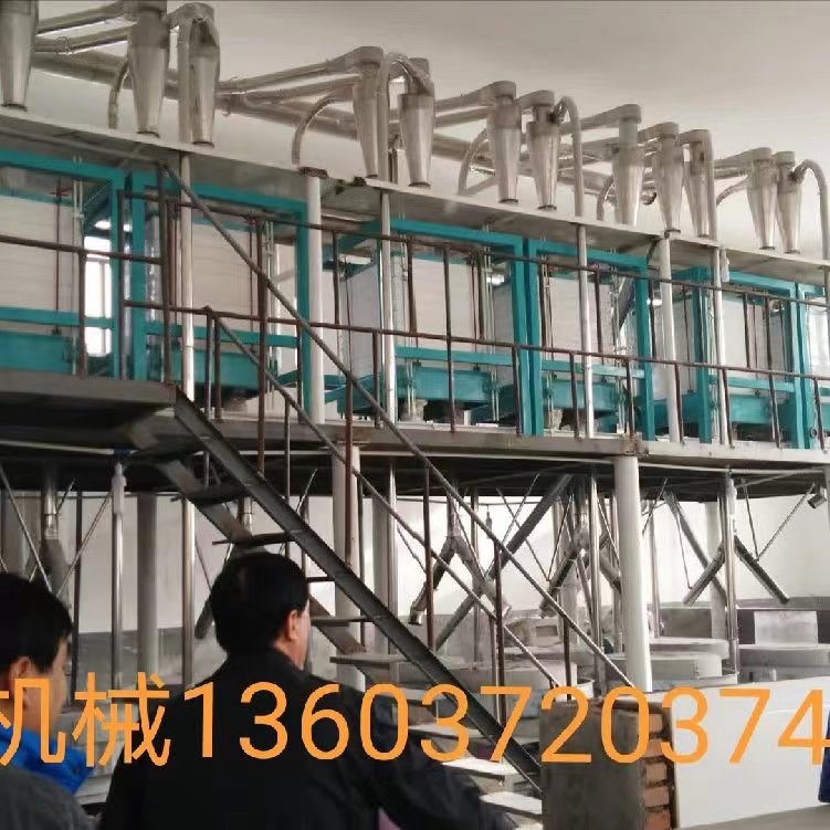 SM100×10+2小麦石磨平筛制粉成套机组