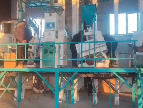 辽宁省朝阳市日产60吨稻谷碾米机组