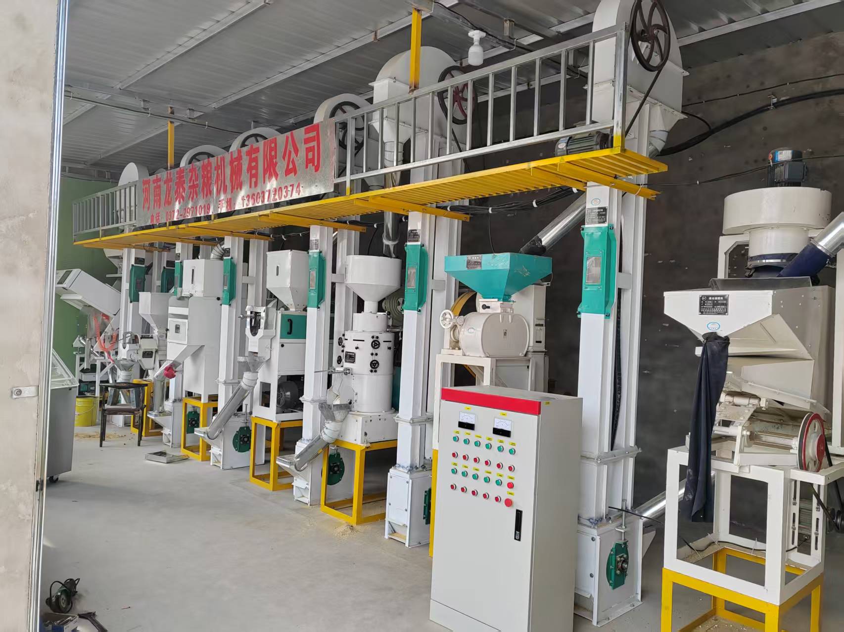 日产10吨小米（大黄米)碾米成套机组